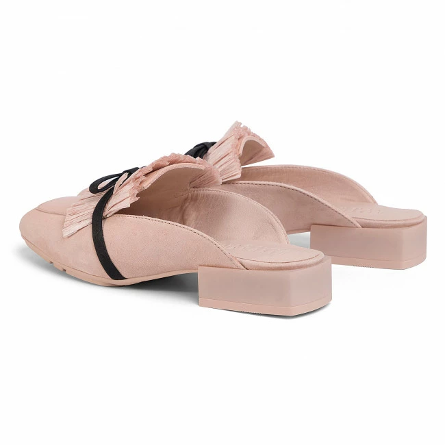 Casual Mules Slides HISPANITAS - Viena-V20 HV09994 Cameo Pink - Image 3
