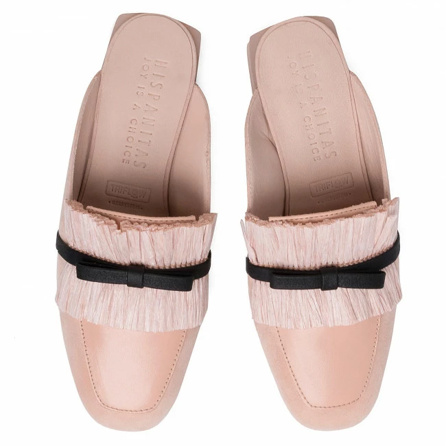 Casual Mules Slides HISPANITAS - Viena-V20 HV09994 Cameo Pink - Image 5