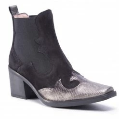 Ankle Boots HISPANITAS - Colorado HI00837 Acero/Black Black, Silver