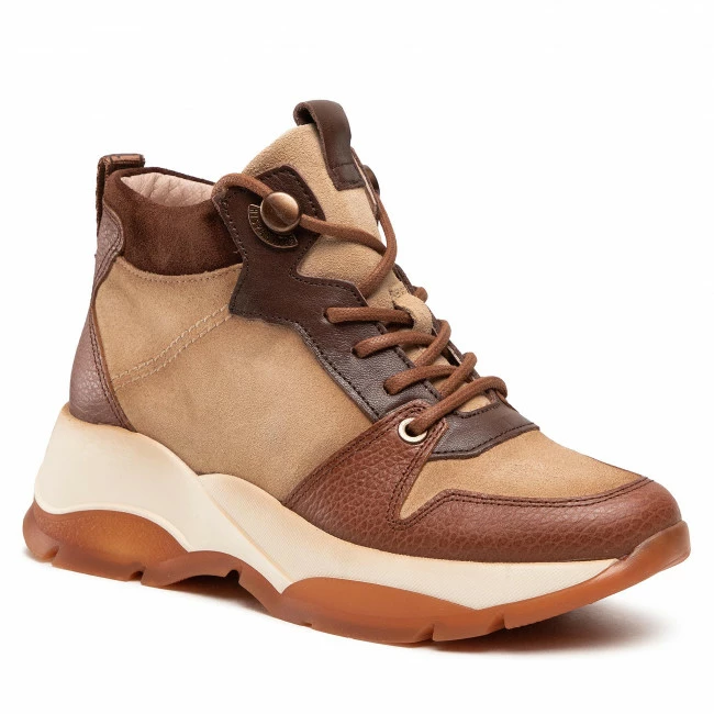 Sneakers Trainers HISPANITAS - Andes-I21 HI211786 Cuero/Cana Brown