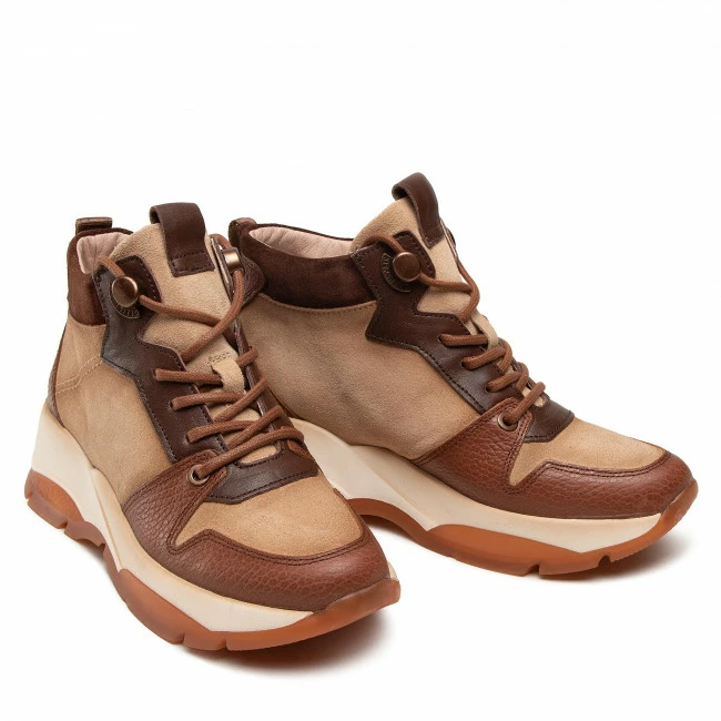 Sneakers Trainers HISPANITAS - Andes-I21 HI211786 Cuero/Cana Brown - Image 5