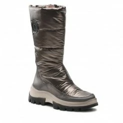 Winter Boots Knee High Boots HISPANITAS - Meryl-I22 HI222154 Basalt Brown