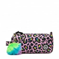 Pencil Cases Pencil Case HYPE - Crest Pencil Case BTS20509 Pink Disco Leopard Pink