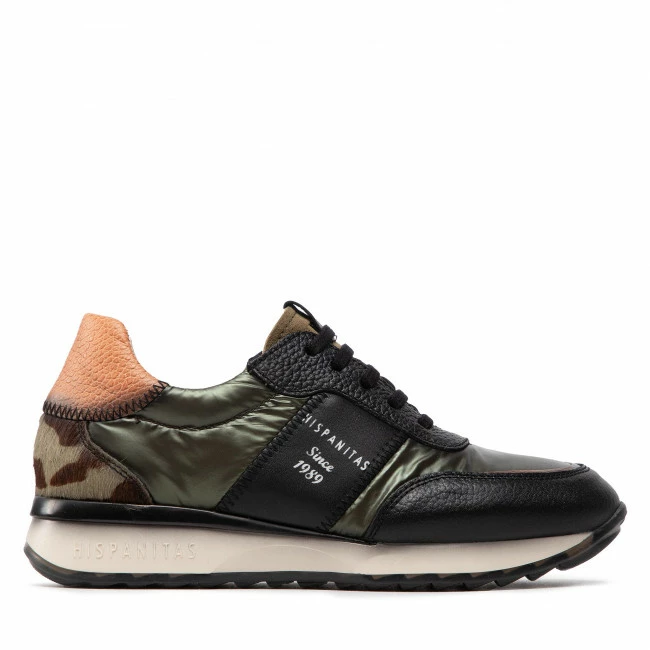Sneakers Trainers HISPANITAS - Kate-I22 HI222209 Black/Olive Green - Image 2