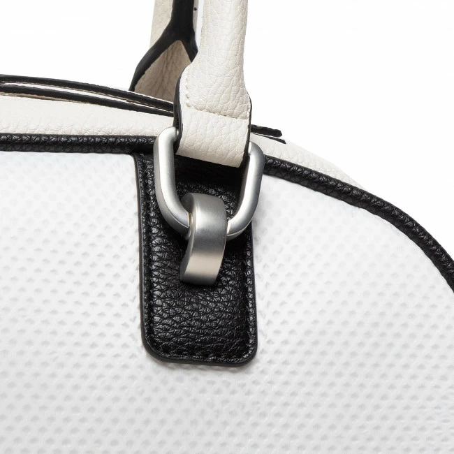 Classic Handbag HISPANITAS - Sidney BV221835 White/Panna White - Image 3