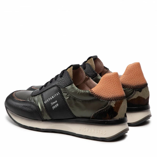 Sneakers Trainers HISPANITAS - Kate-I22 HI222209 Black/Olive Green - Image 3