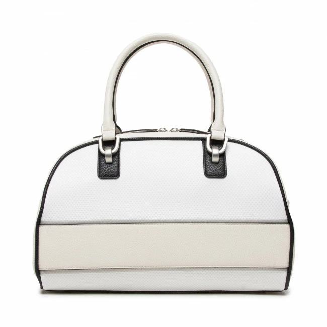 Classic Handbag HISPANITAS - Sidney BV221835 White/Panna White - Image 5