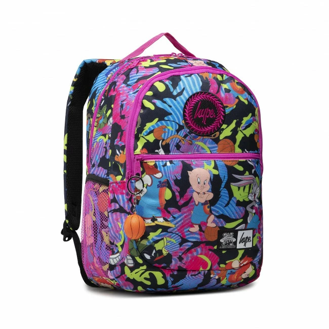 Notebook Bags And Backpacks Backpack HYPE - HYPE X SPACE JAM Fluro Toon Squad Camo SJNLAO-048 Black/Pink Colourful, Pink - Image 2