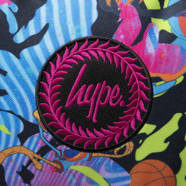 Notebook Bags And Backpacks Backpack HYPE - HYPE X SPACE JAM Fluro Toon Squad Camo SJNLAO-048 Black/Pink Colourful, Pink - Image 3