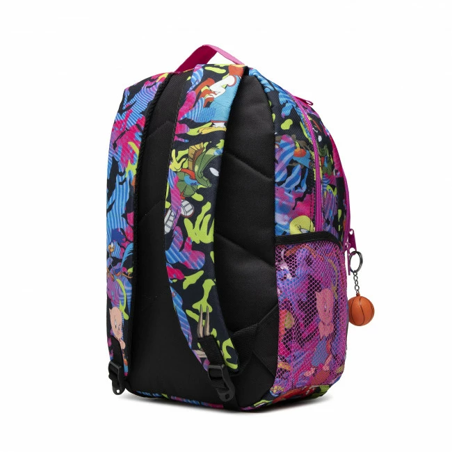 Notebook Bags And Backpacks Backpack HYPE - HYPE X SPACE JAM Fluro Toon Squad Camo SJNLAO-048 Black/Pink Colourful, Pink - Image 5