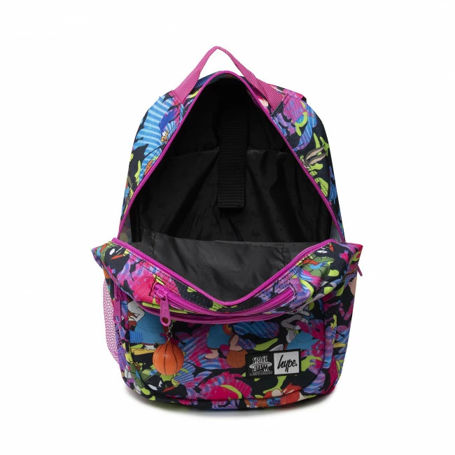 Notebook Bags And Backpacks Backpack HYPE - HYPE X SPACE JAM Fluro Toon Squad Camo SJNLAO-048 Black/Pink Colourful, Pink - Image 6